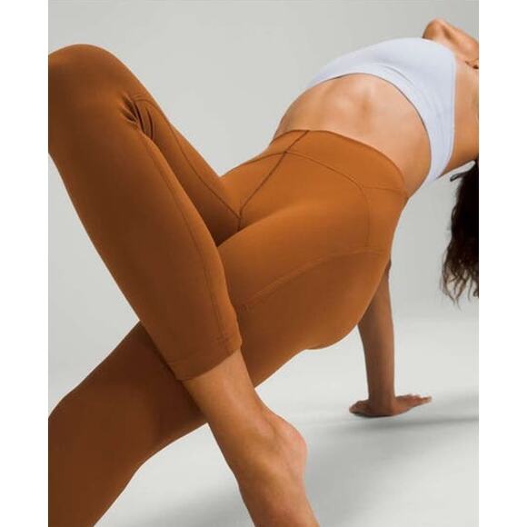 Lululemon Instill High Rise Tight Copper Brown Size 4 - Picture 6 of 8